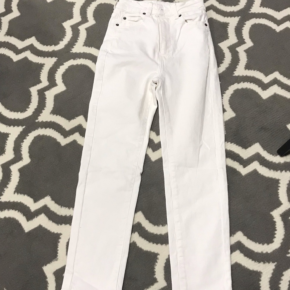 White jeans